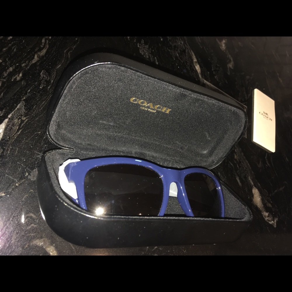 COACH Blue Ray Ban Style Sunglasses